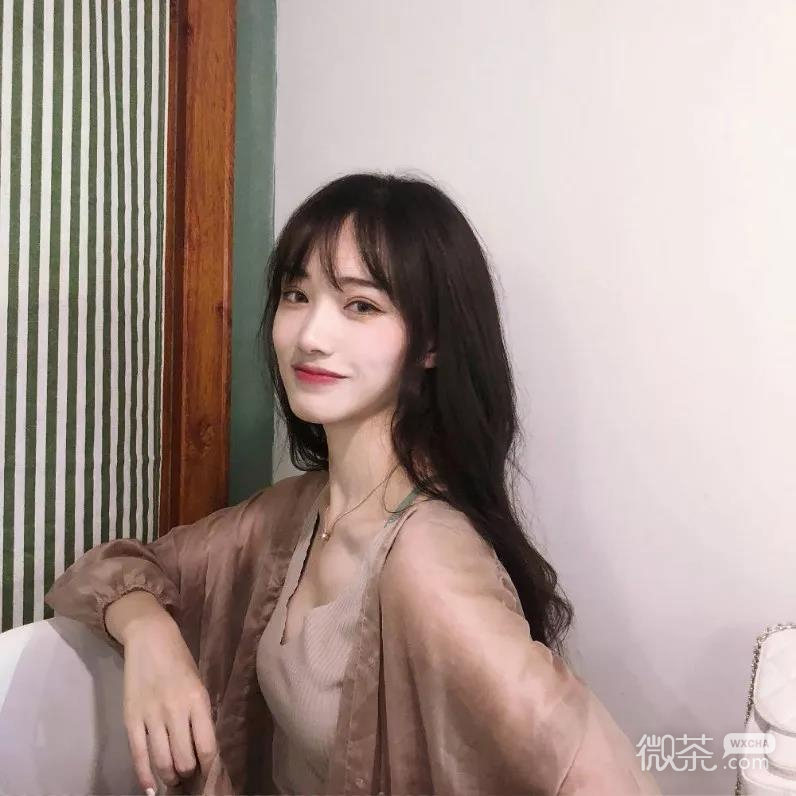 微信森系阳光佛系女头