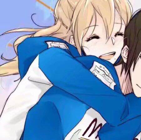 微信可爱简约二次元情侣头像