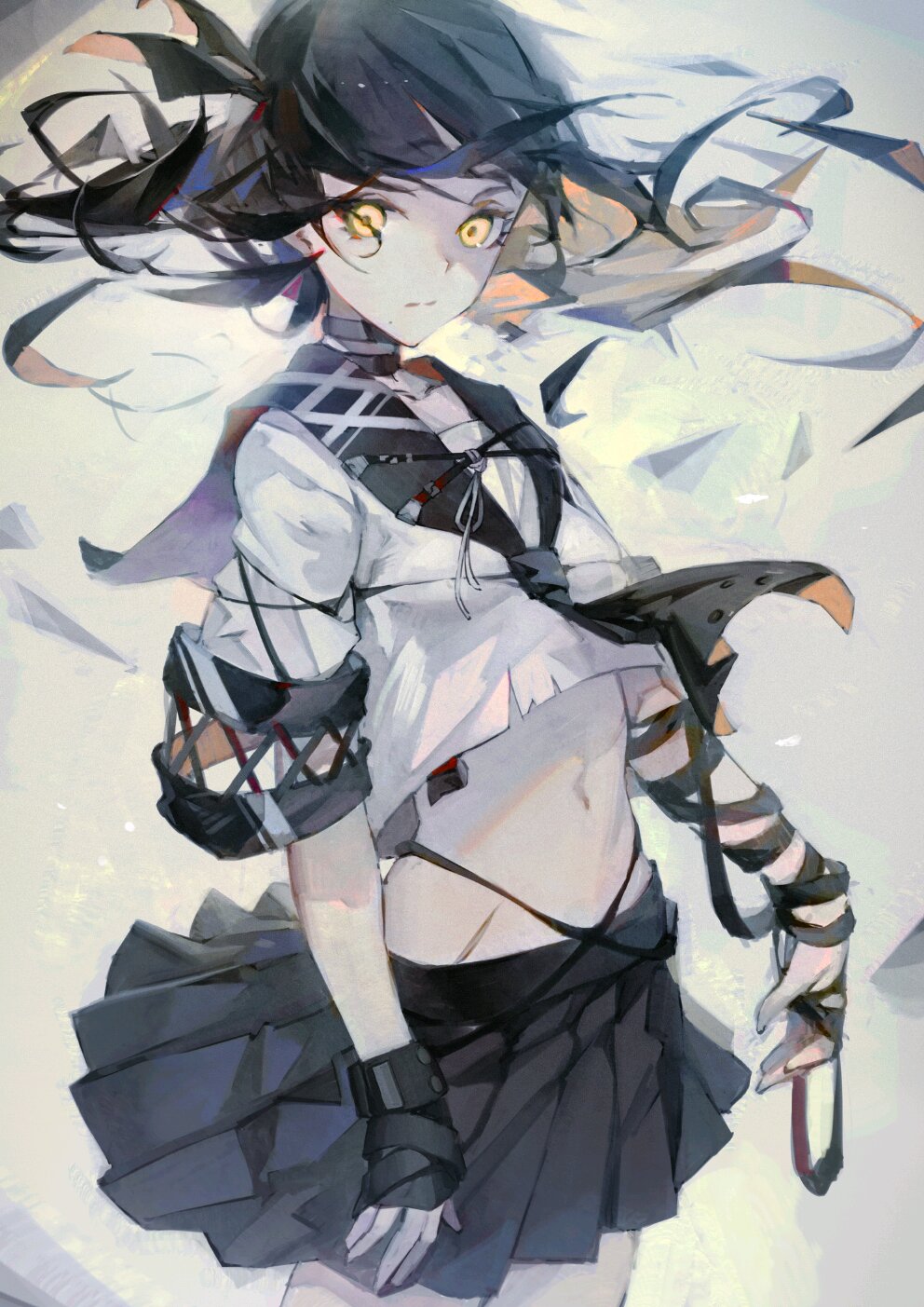 微信冷酷霸气二次元人物图片