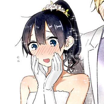 微信可爱简约二次元情侣头像