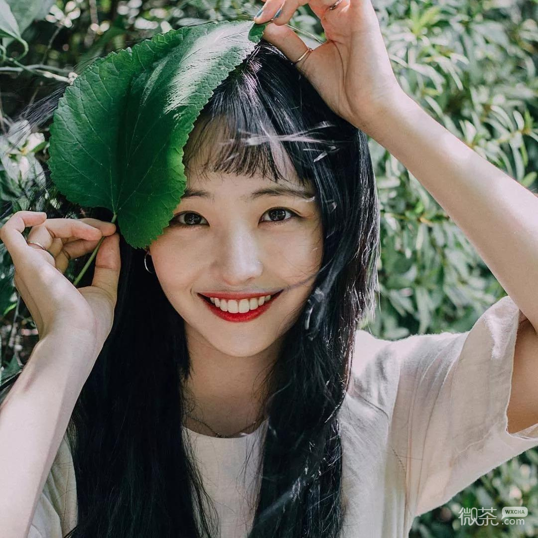 微信阳光小清新时尚阳光女头