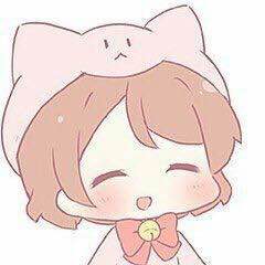 微信可爱简约二次元情侣头像