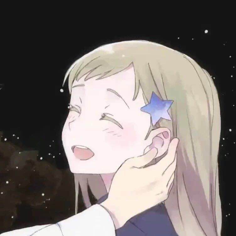 微信可爱简约二次元情侣头像