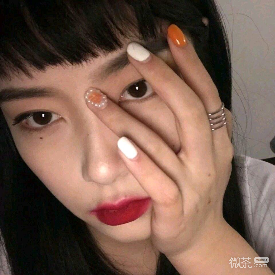 微信漂亮简洁清新女头