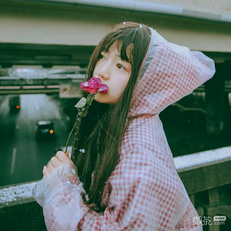 微信阳光小清新时尚阳光女头