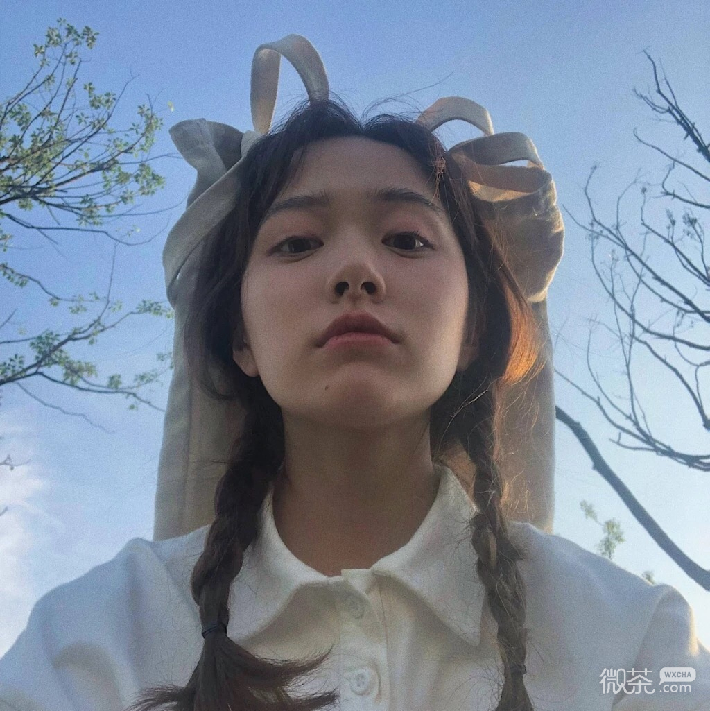 微信森系可爱迷人女头