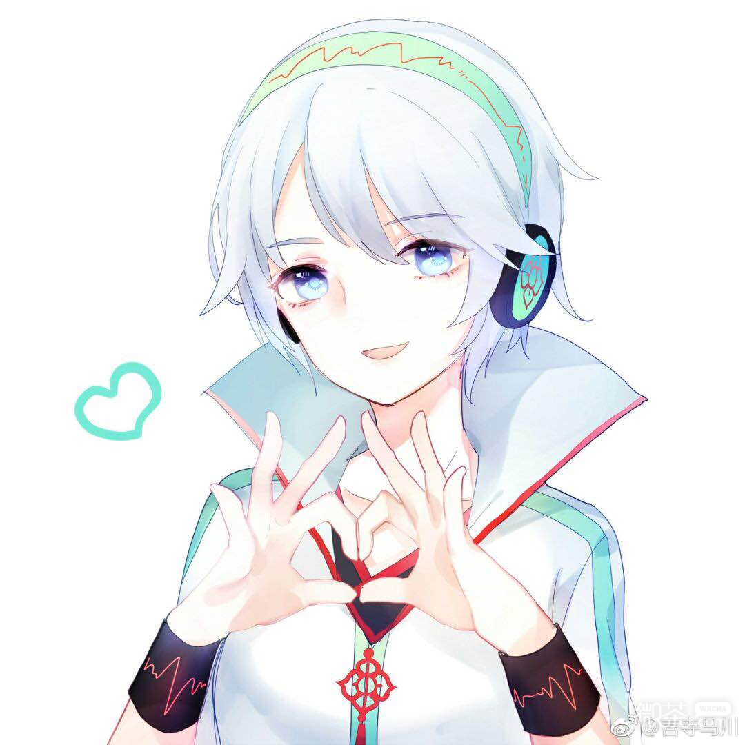 长草颜团子微信情侣头像