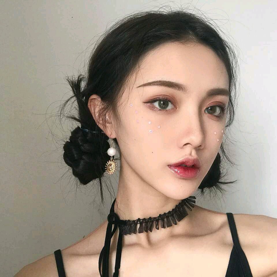 微信森系可爱迷人女头