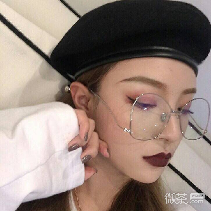 微信森系可爱迷人女头