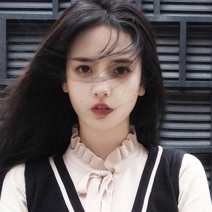 微信森系可爱迷人女头