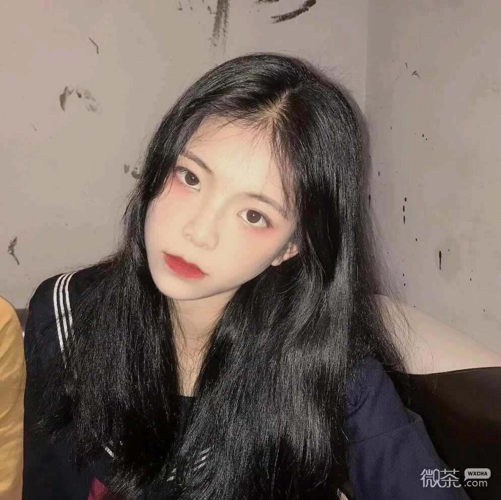 微信清纯简洁气质阳光女头