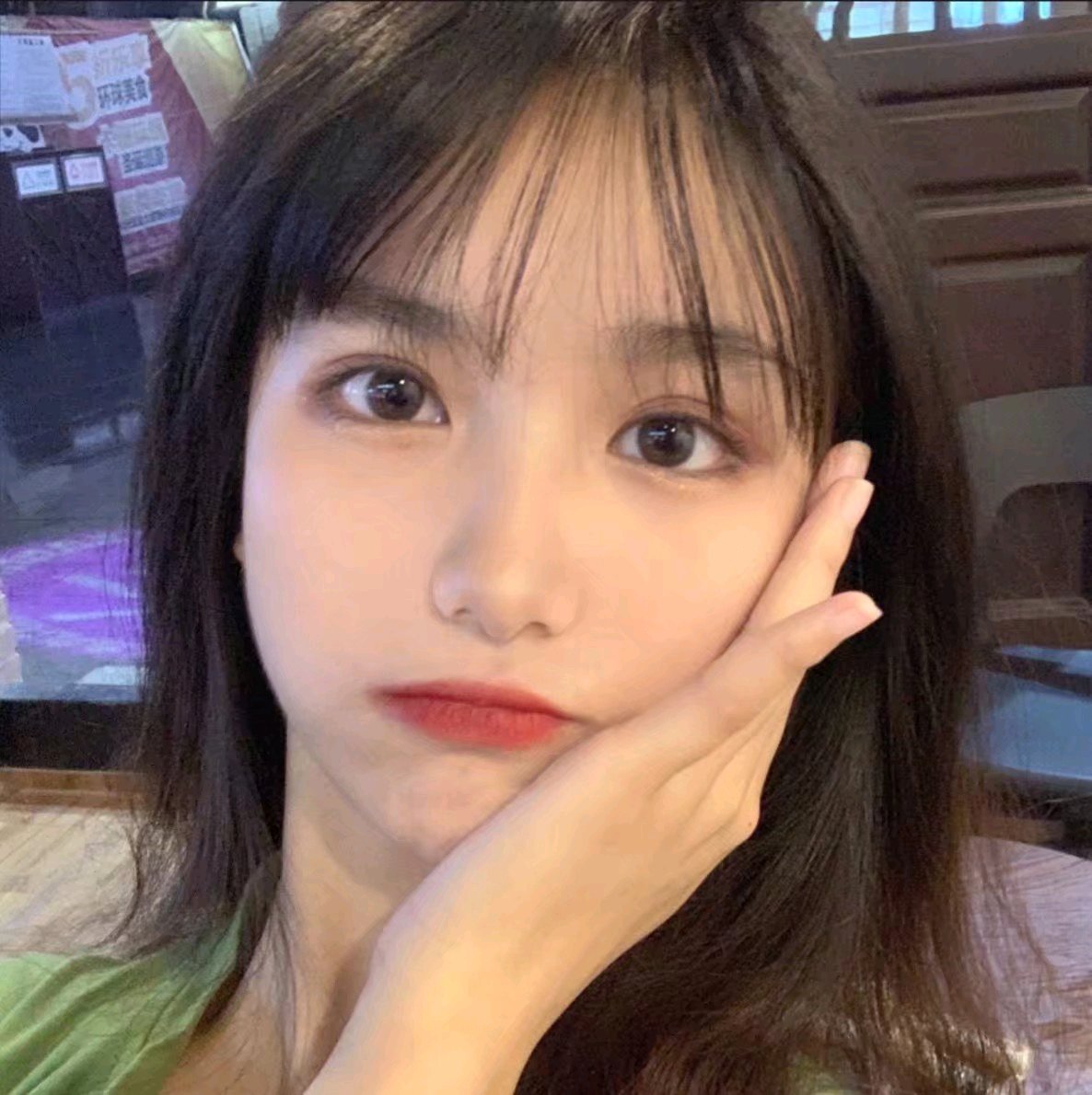 微信清新文艺好看阳光女头