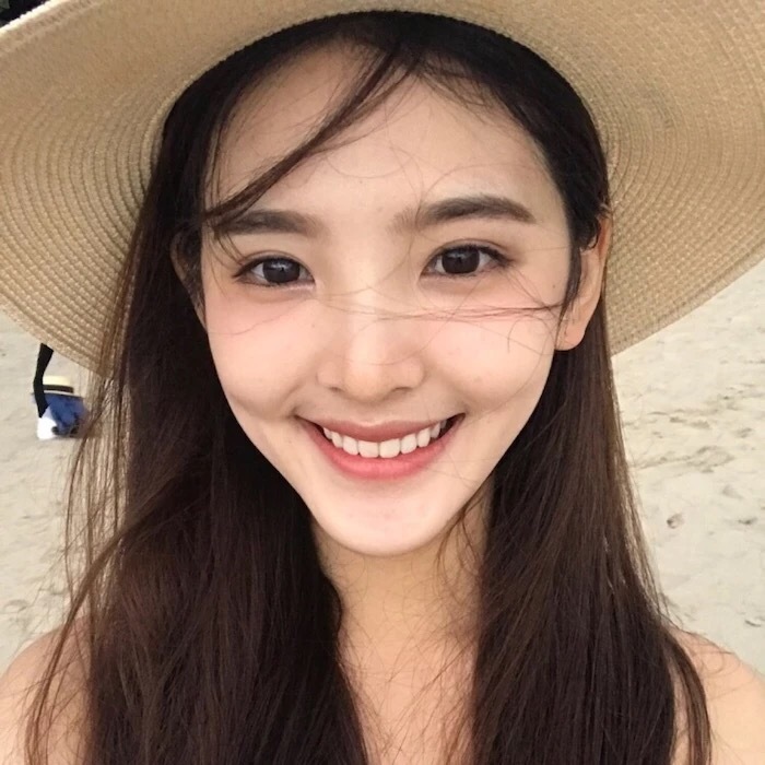 微信森系可爱迷人女头