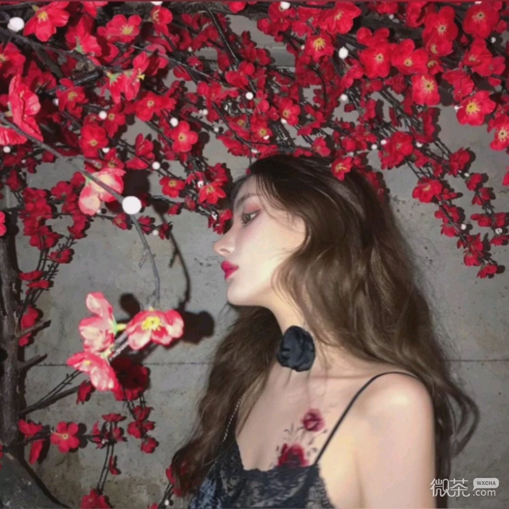 微信清纯简洁气质阳光女头