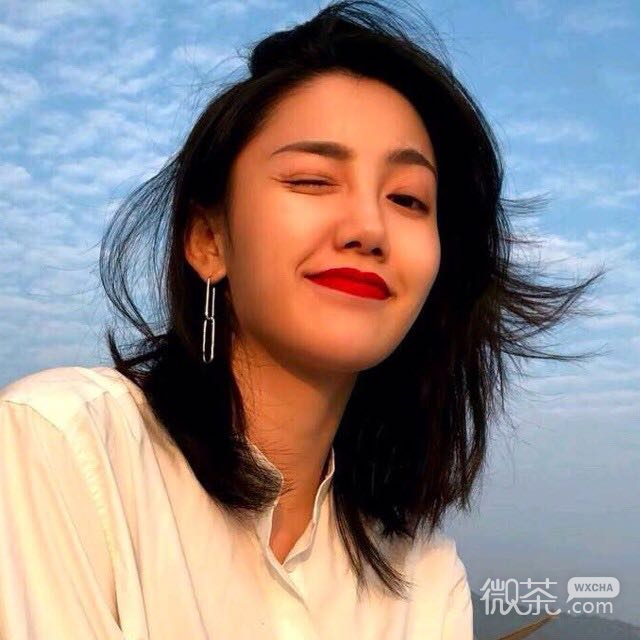 微信阳光性感潮流气质女头