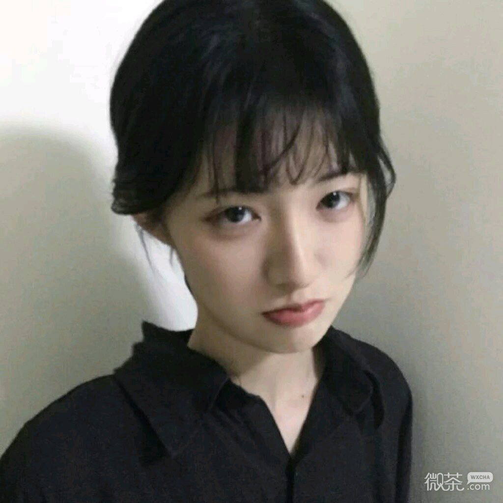 清新文艺性感微信女头