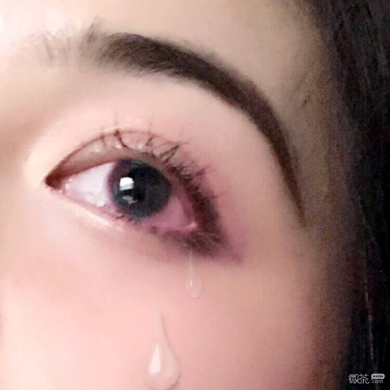 微信粉嫩简洁时尚女头