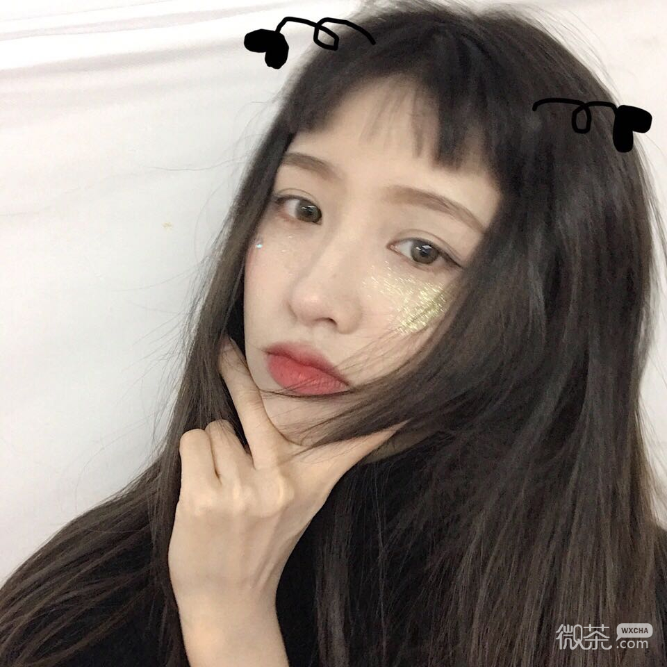 微信时尚阳光气质性感女头