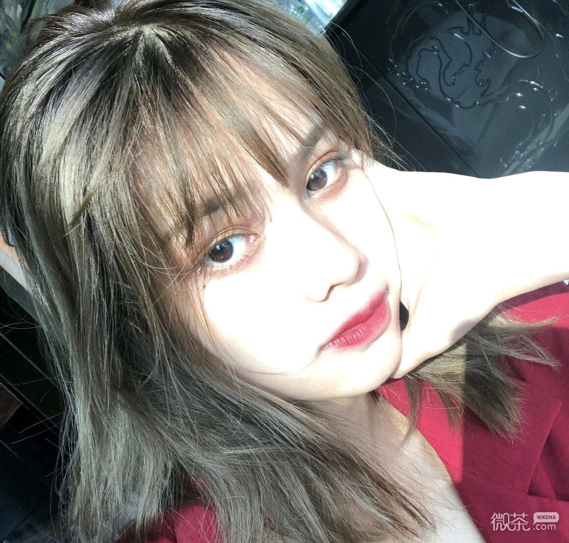 清新文艺性感微信女头