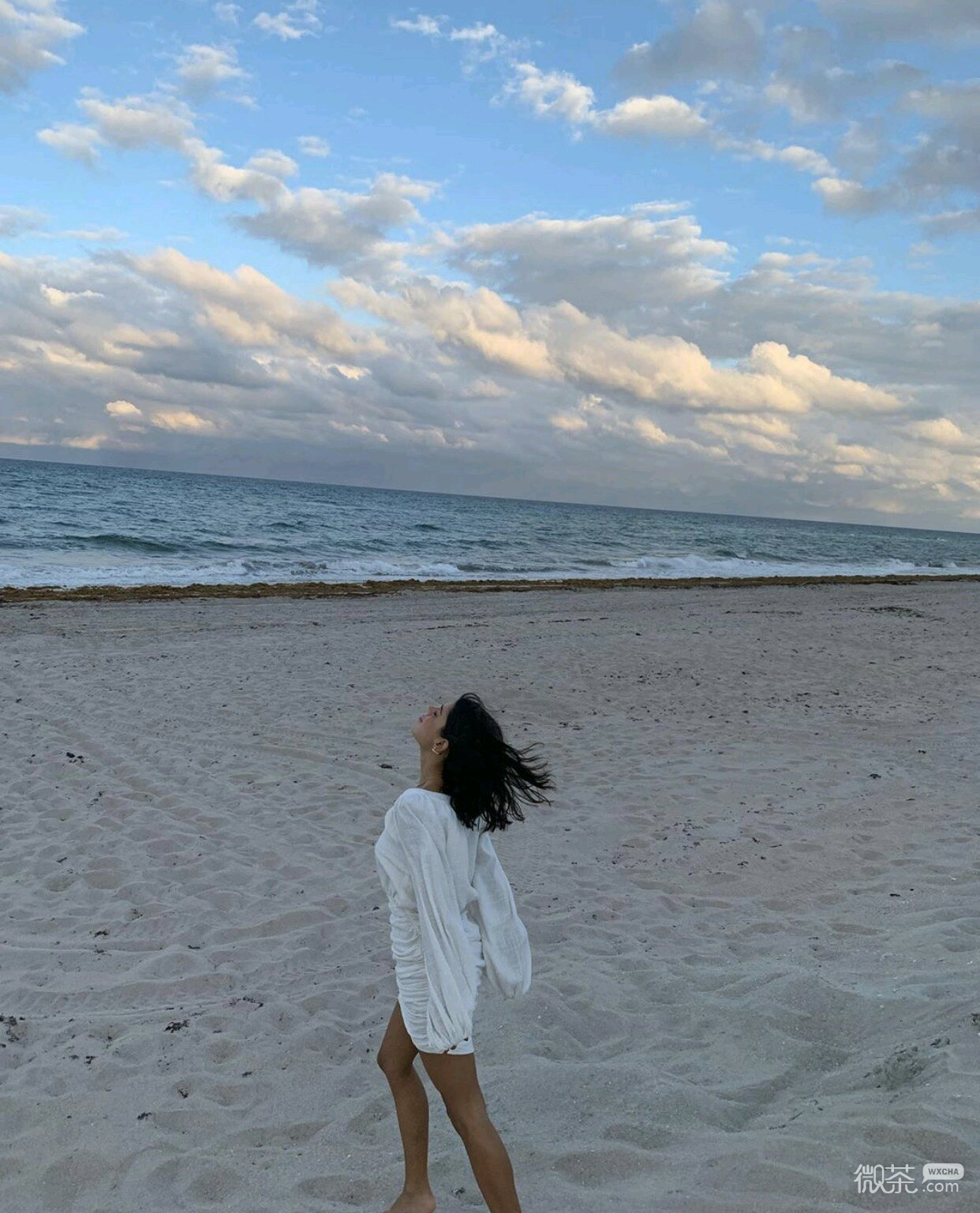 清新文艺性感微信女头