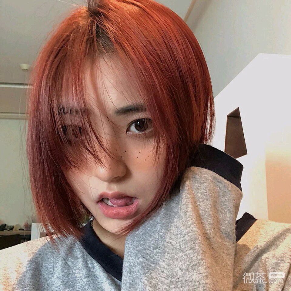 微信时尚阳光气质性感女头