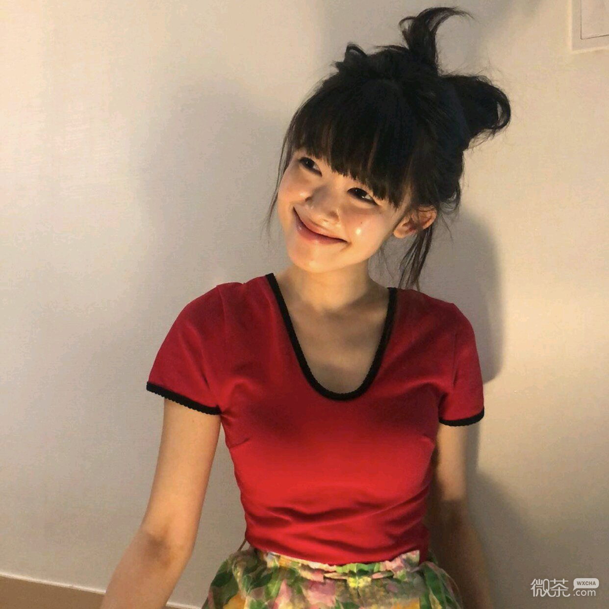 清新文艺性感微信女头