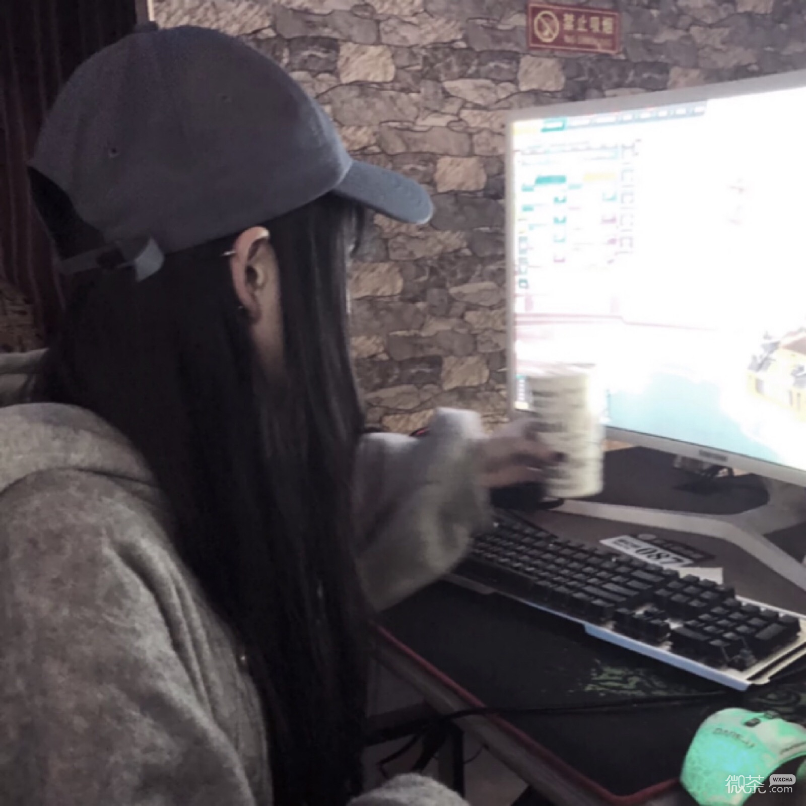 微信清新简洁可爱女头