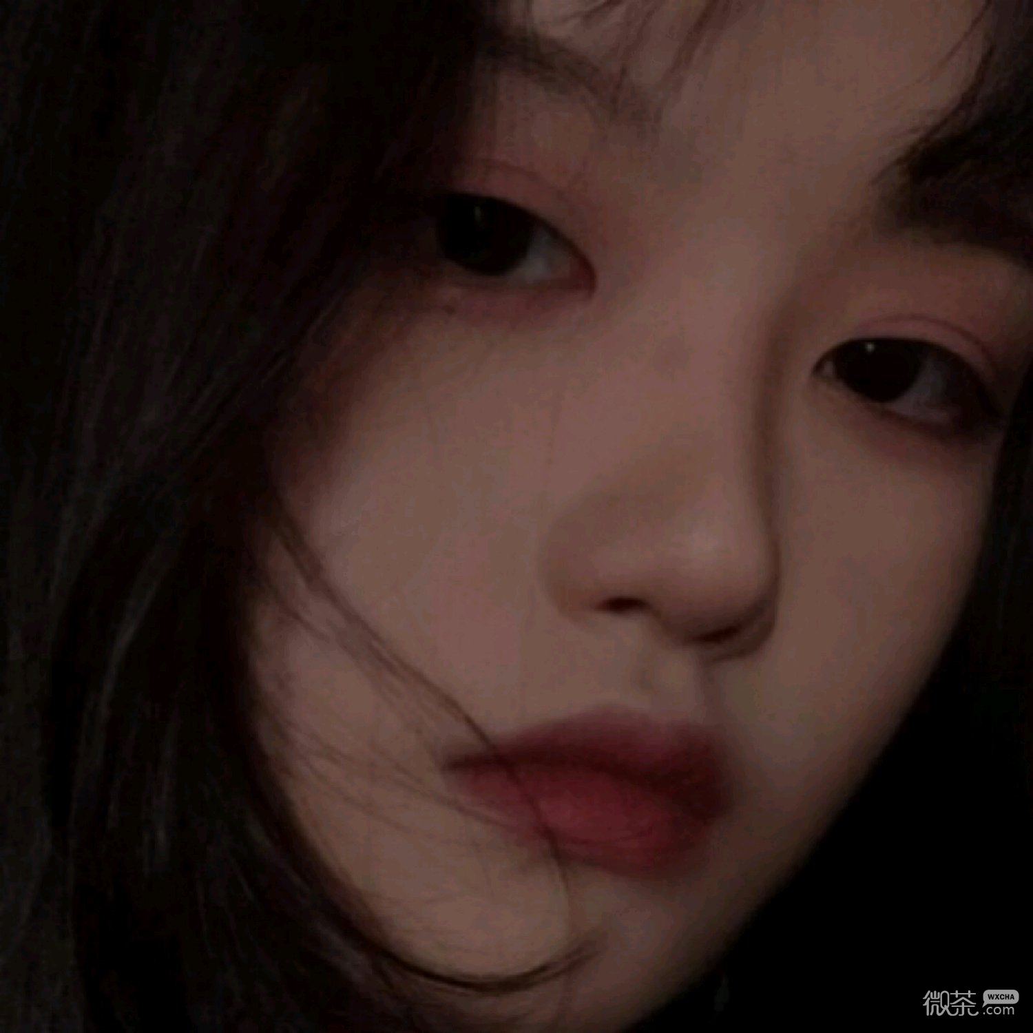 微信粉嫩简洁时尚女头