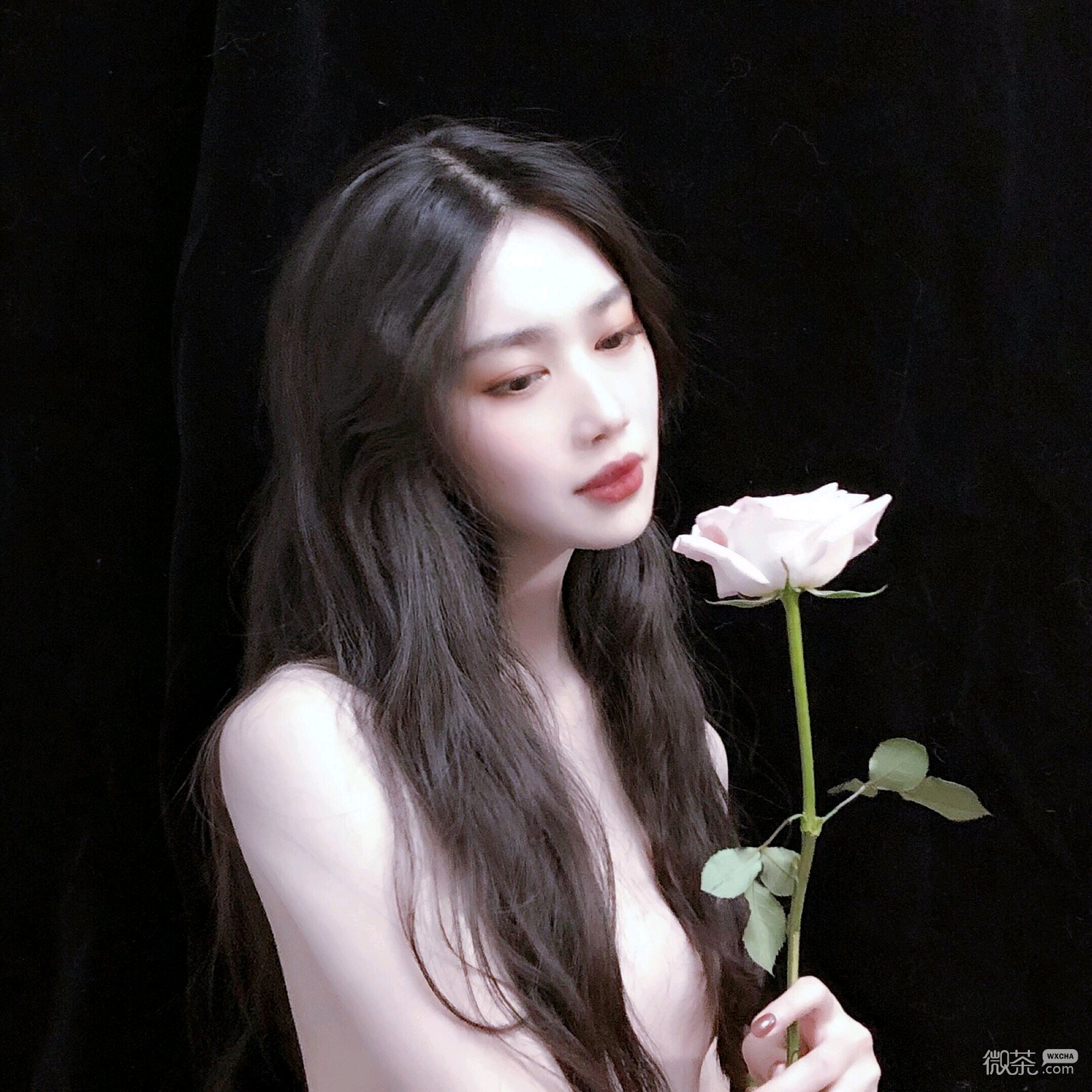 微信性感清新气质女头