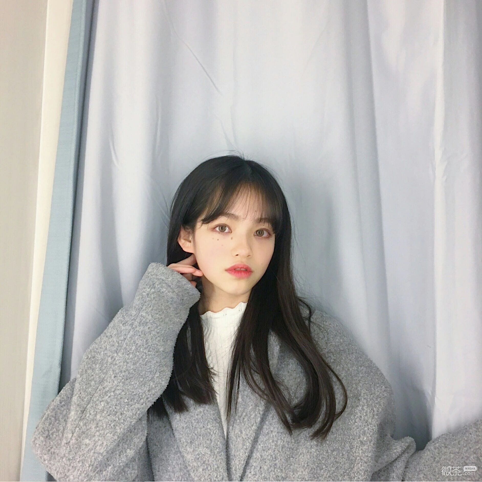 微信阳光清新迷人女头