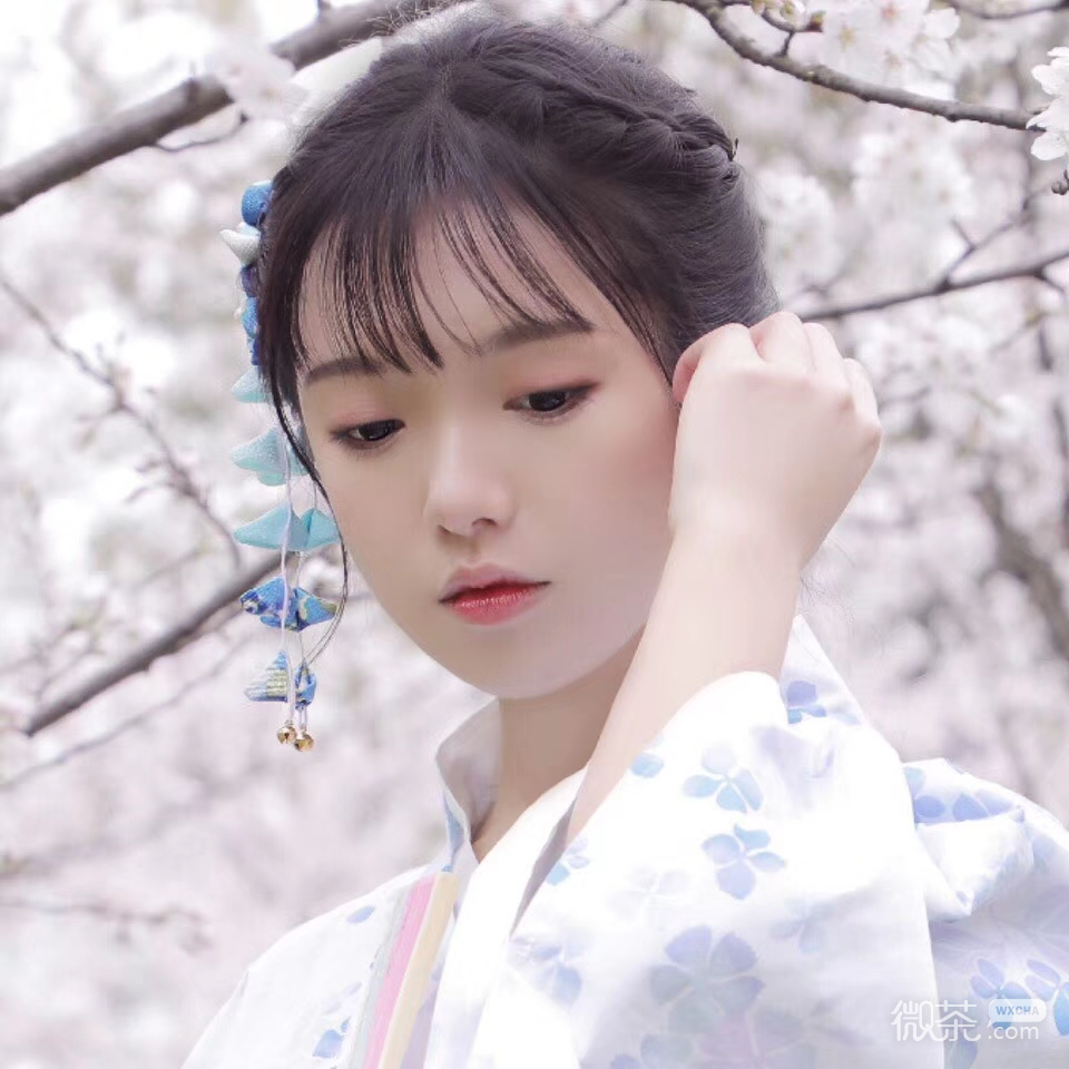 微信清新迷人女头