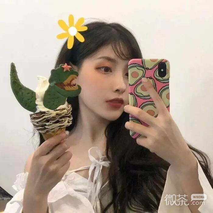 微信清新迷人女头