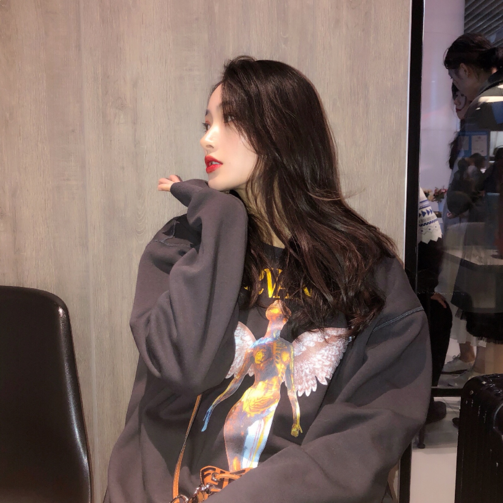 微信清新简洁阳光女头