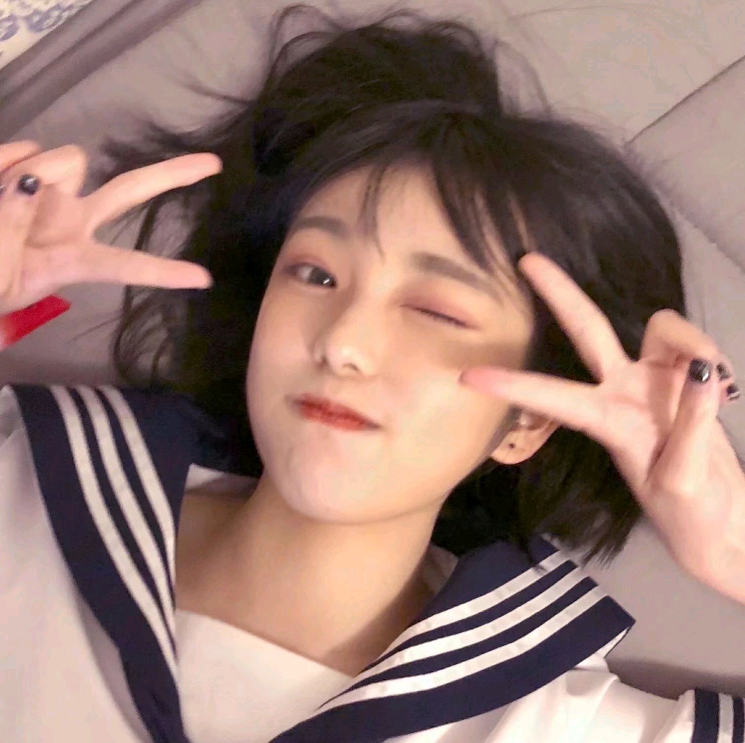 微信文艺森系好看气质女头