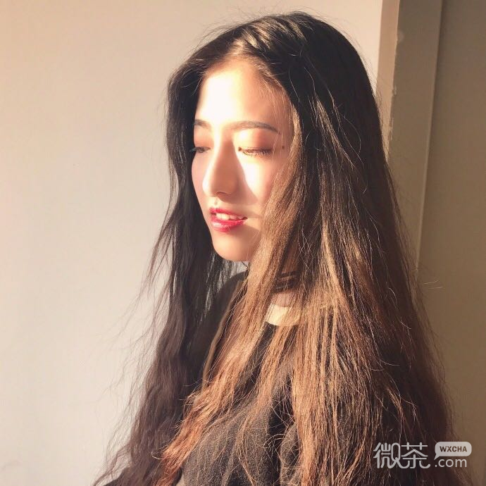阳光清新迷人微信女头