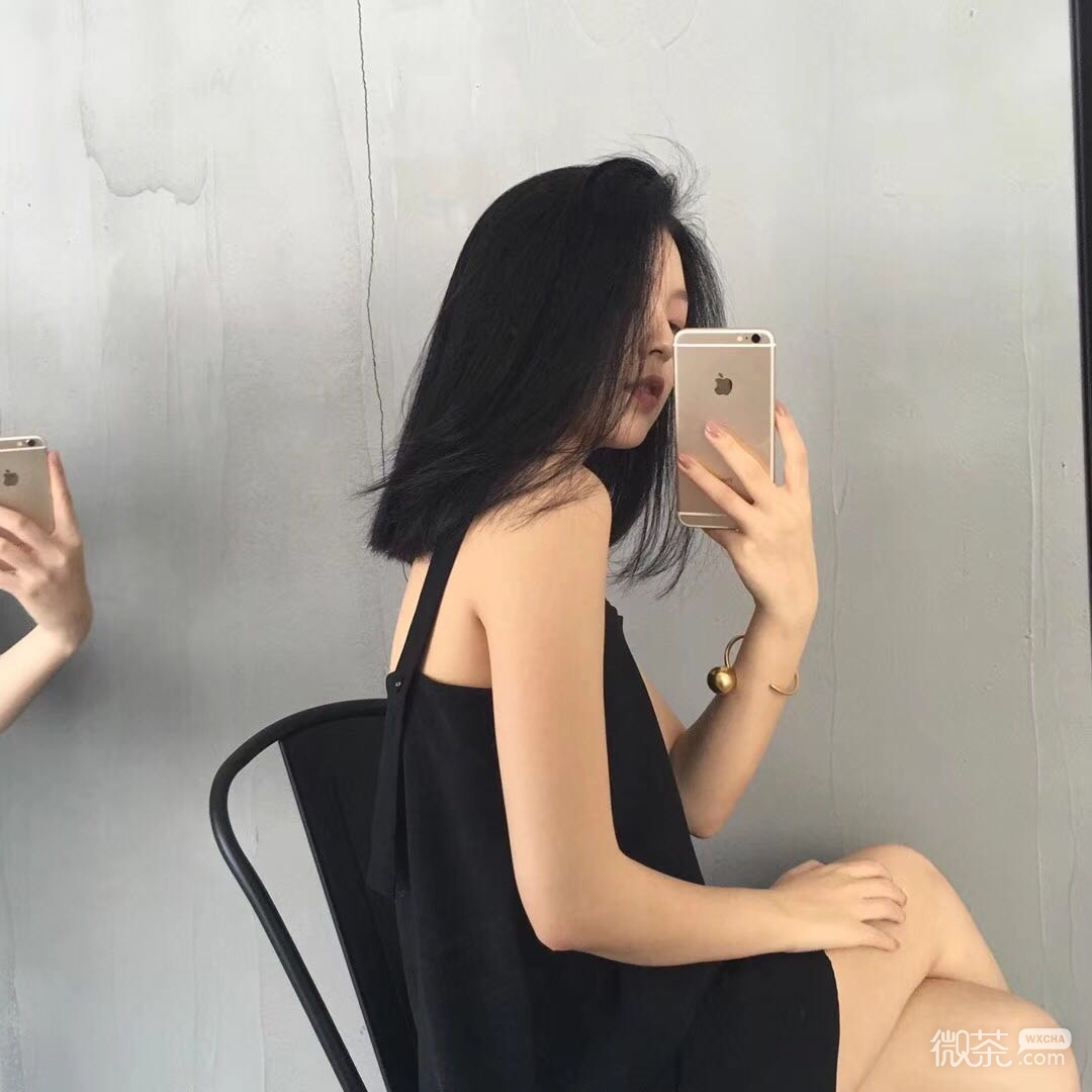 微信清新简洁阳光女头