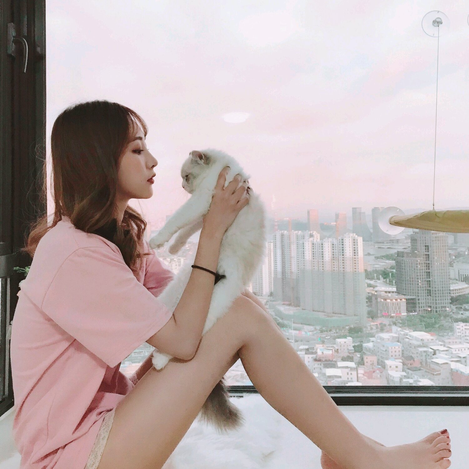 微信清新简洁阳光女头