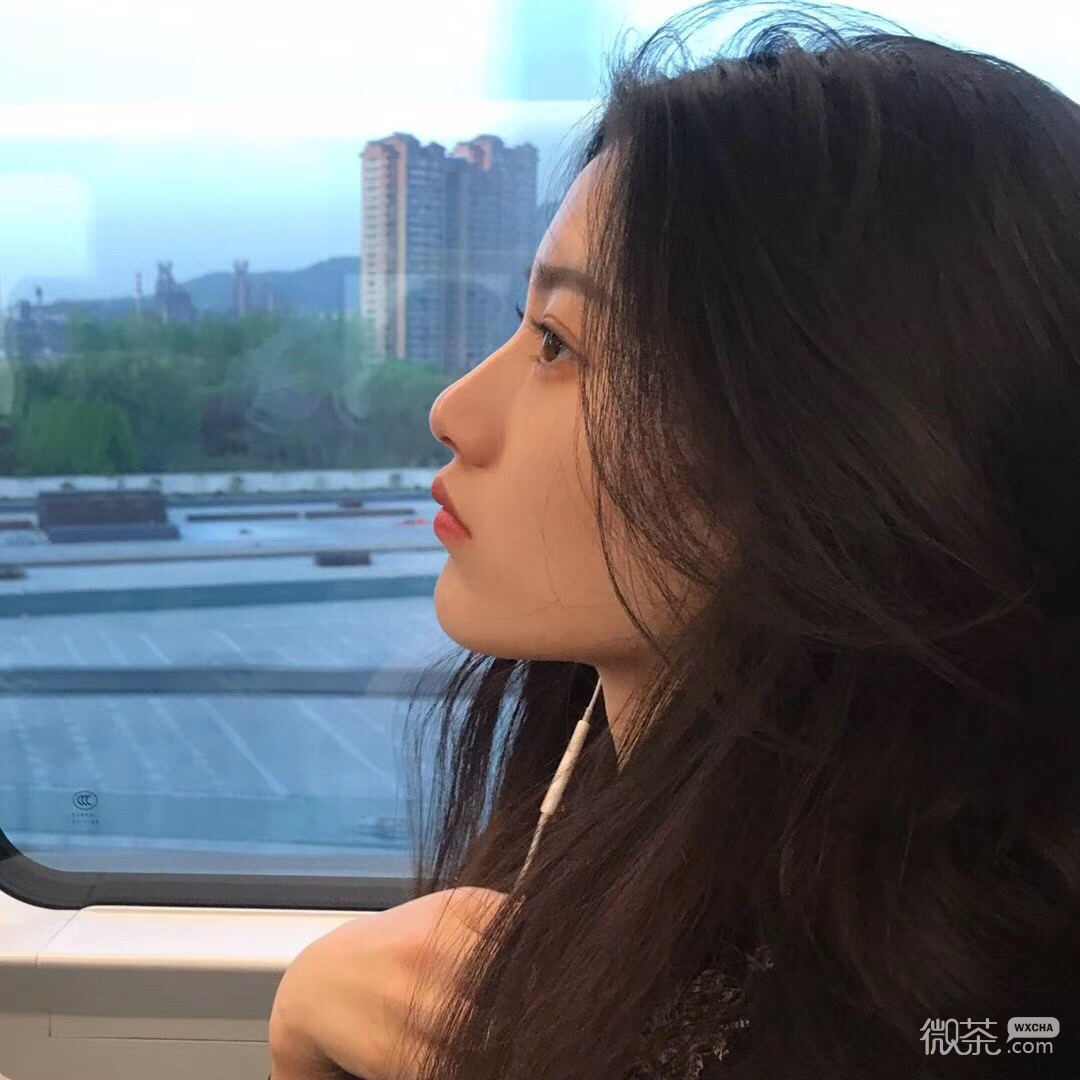 微信阳光森系文艺女头