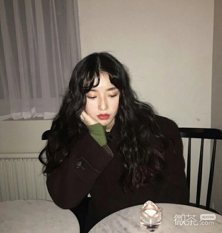 清新性感迷人微信女头