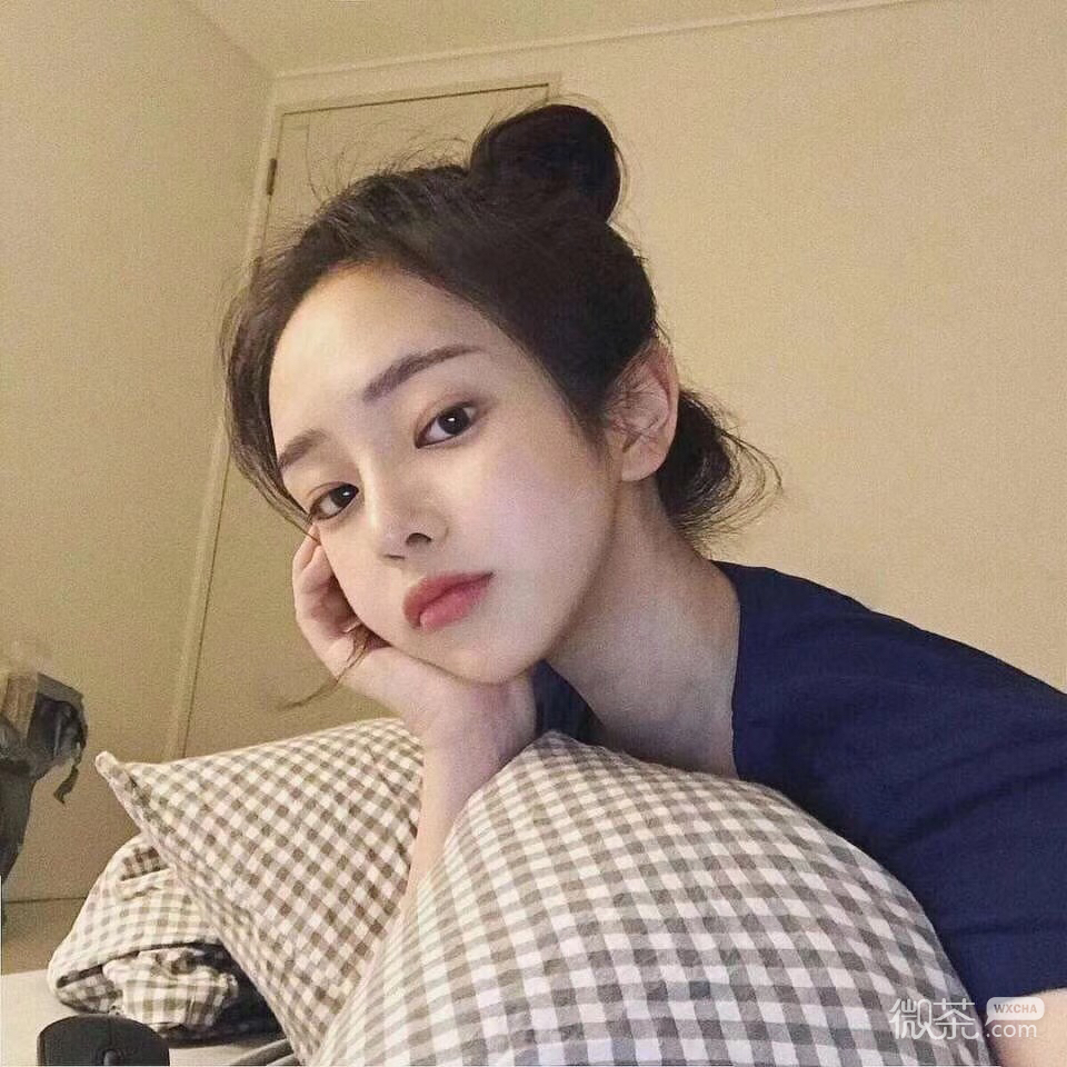 微信阳光森系文艺女头