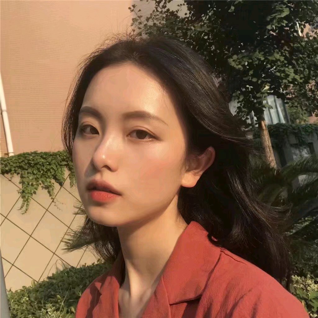 微信文艺森系好看气质女头