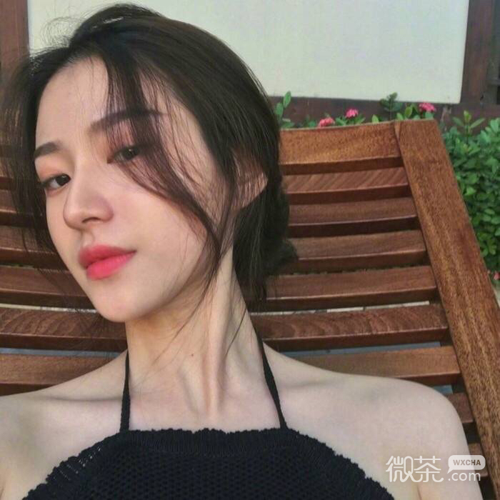 微信阳光森系文艺女头