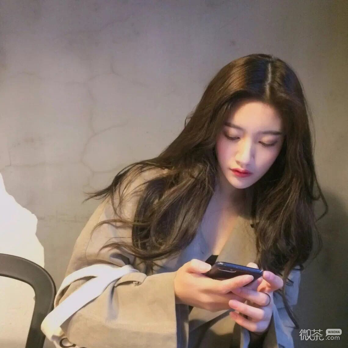阳光清新迷人微信女头