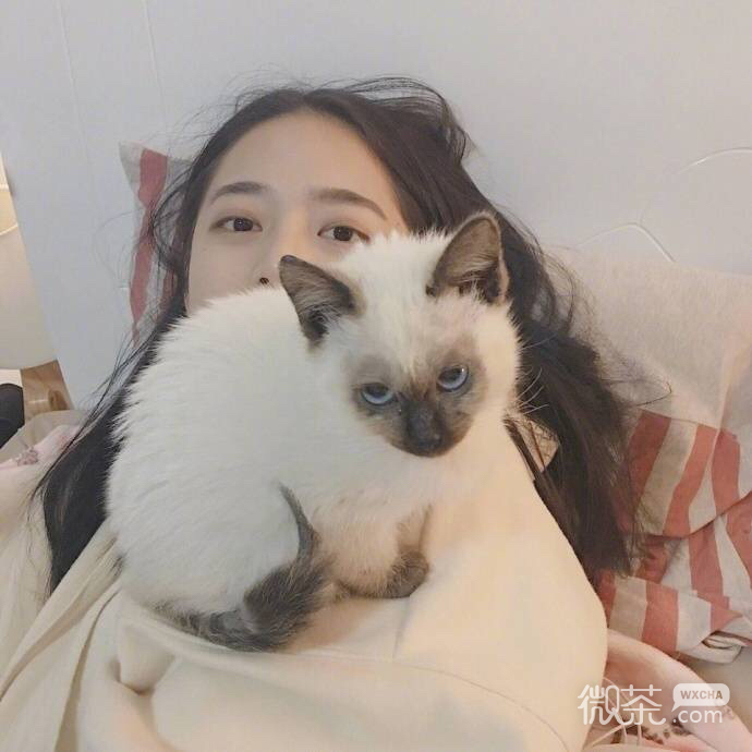 微信阳光森系文艺女头
