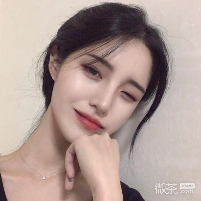 阳光清新迷人微信女头