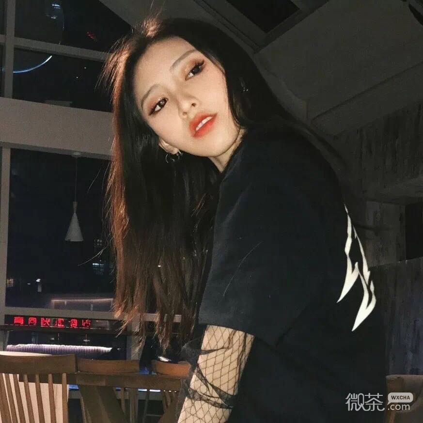 阳光清新迷人微信女头