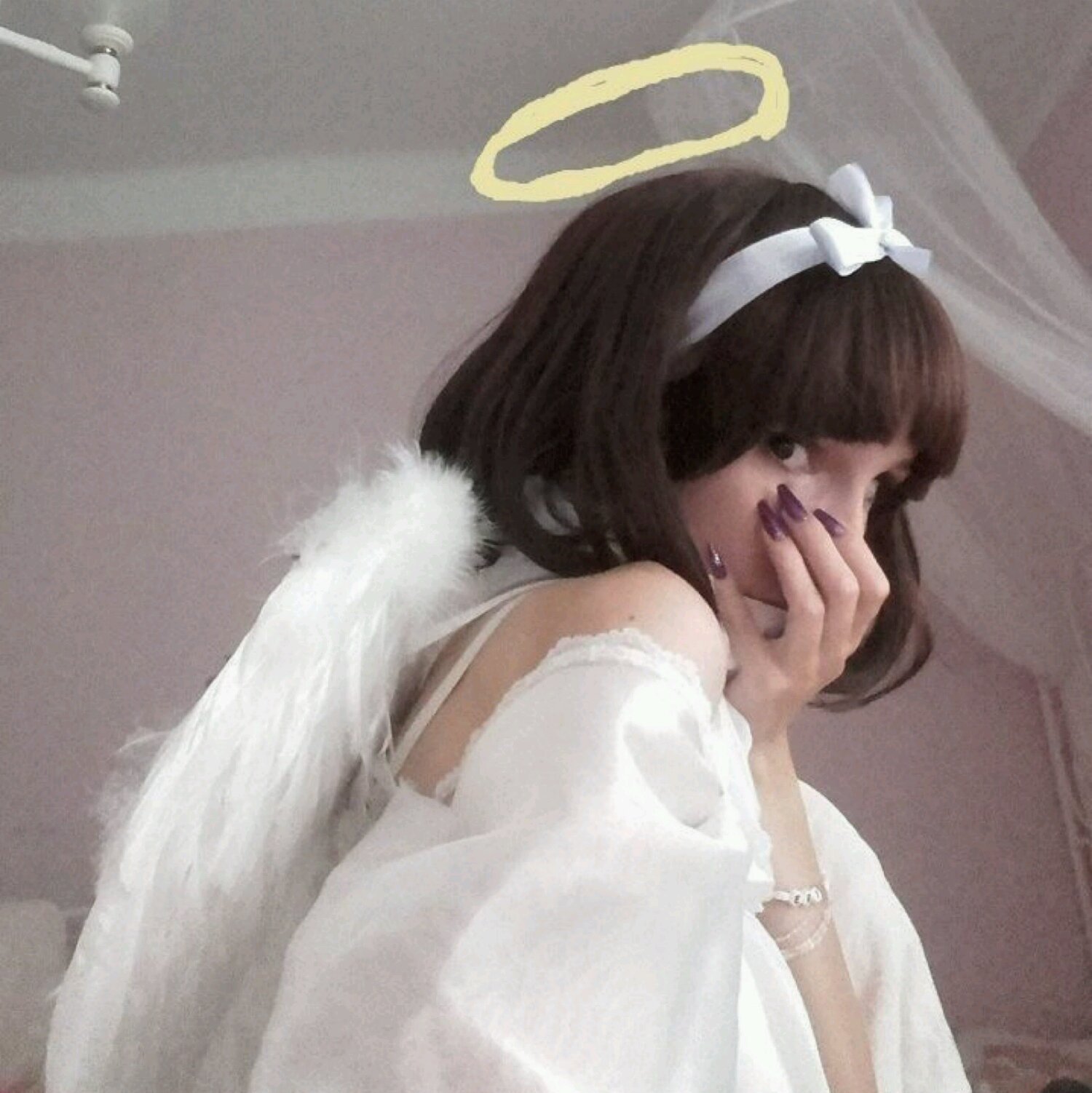 微信清新简洁阳光女头