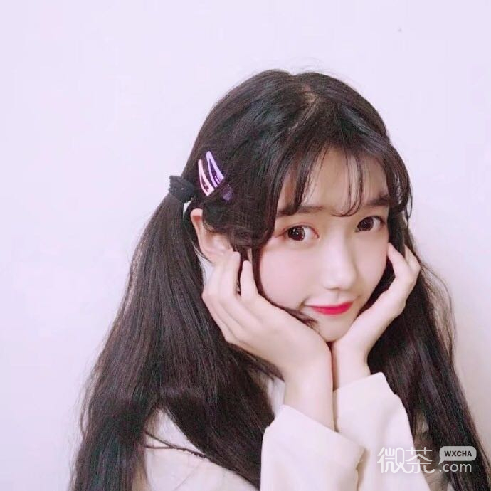阳光清新迷人微信女头