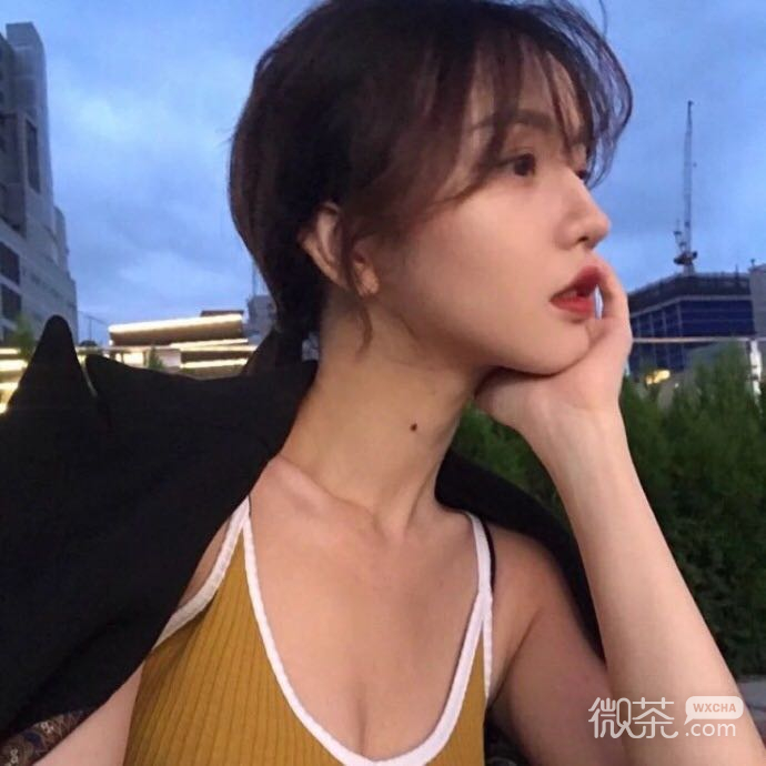 阳光清新迷人微信女头