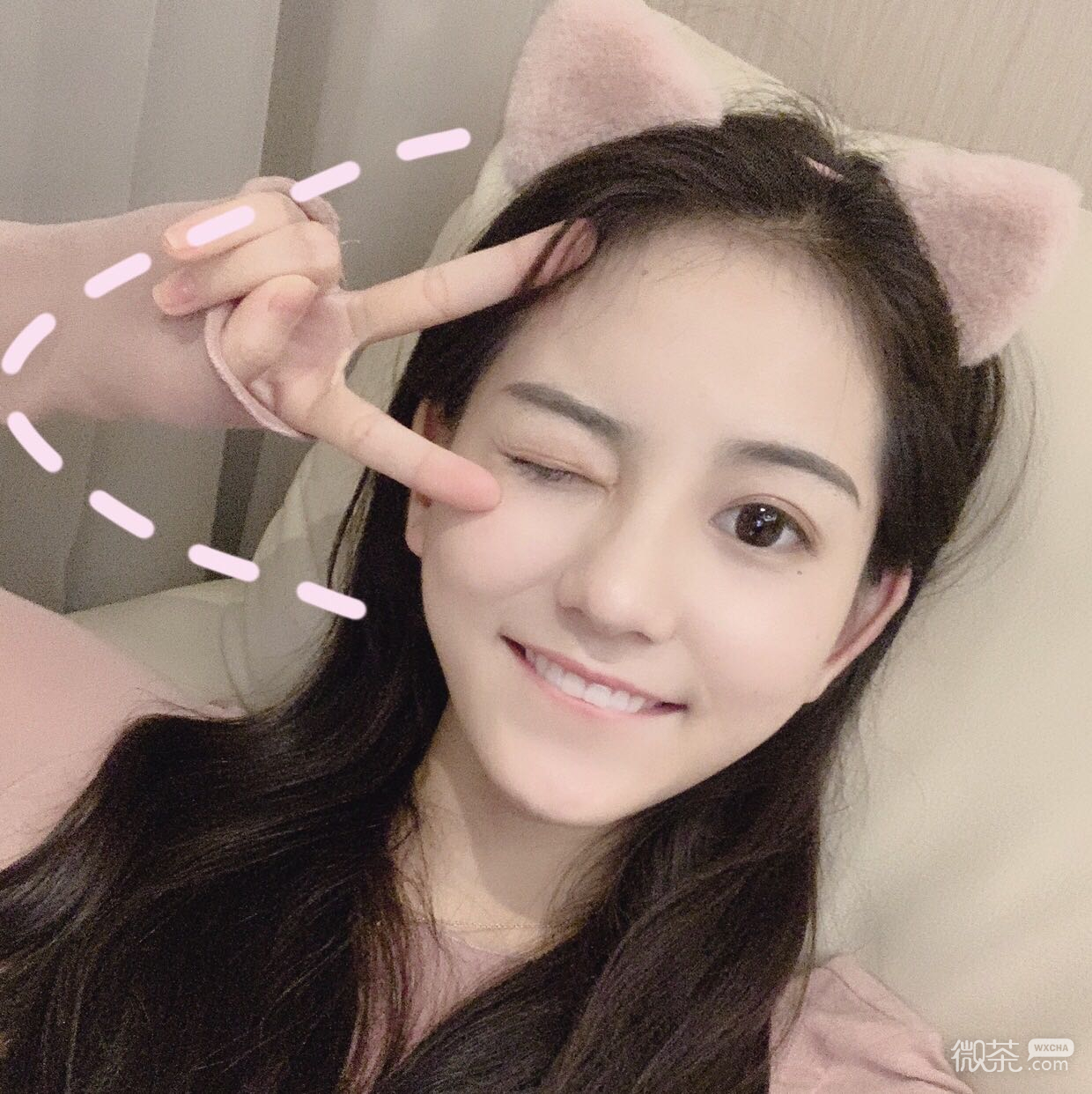 微信森系好看欧美女头